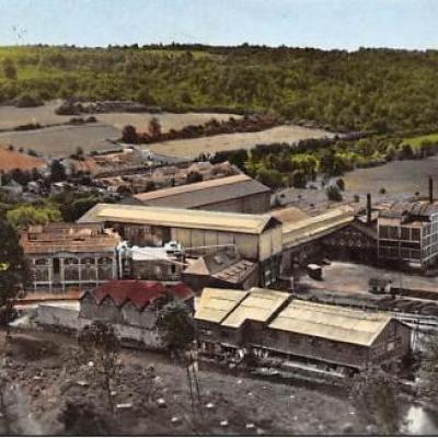 Usine vue aerienne annees 1960